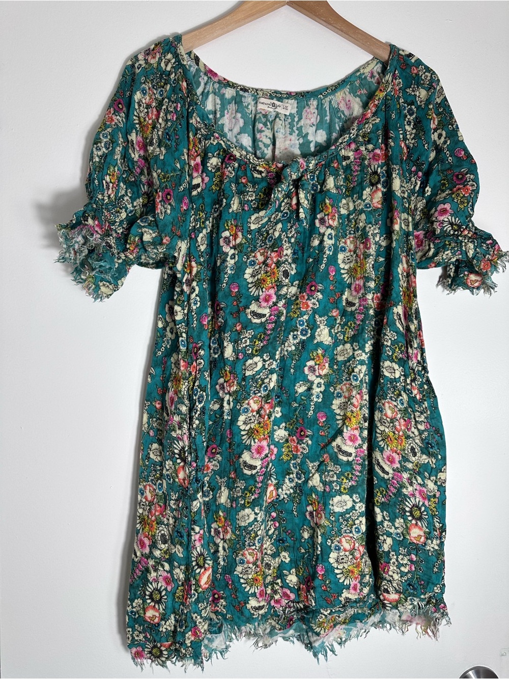 NATURAL LIFE Sienna Cotton Floral Mini Dress